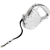 Luxury Gold/Silver Design Dog Auto Leash Retractable 3M