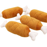 Dog Chicken Legs Plush Squeak Toys