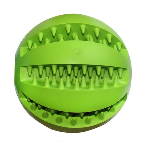 Dog Toys Extra-tough Tooth Cleaning Ball Of Food Green