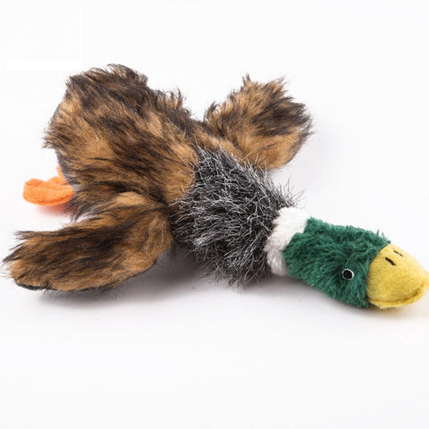 Dog Toy Chewing Squeaker Duck