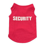 Cat Clothes 100% Cotton Security