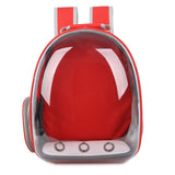 Pet Transparent Travel Backpack Capsule Blue