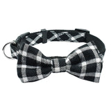Pet Bow Tie Adjustable Plaid