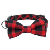 Pet Bow Tie Adjustable Plaid